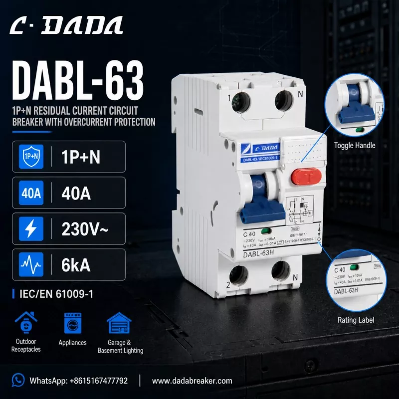 Gwaro Rinoshanda kune Residual Current Circuit Breakers neKupfuura Dziviriro yazvino