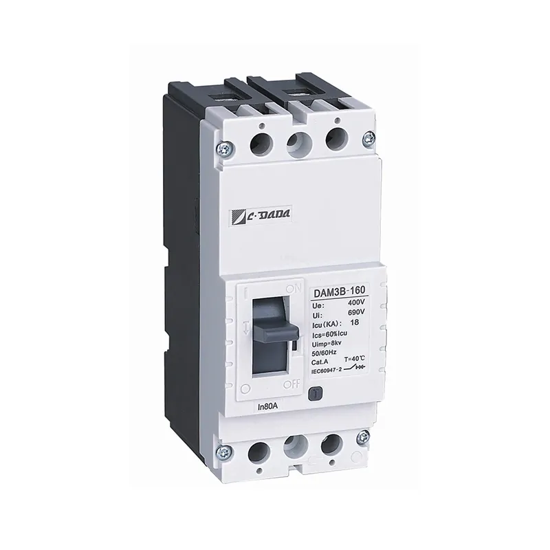 DIN Rail Yakaumbwa Case Circuit Breaker