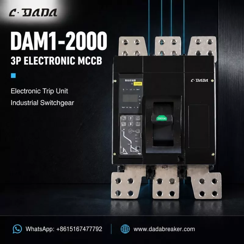 DAM1-2000 3P Electronic Molded Case Circuit Breaker